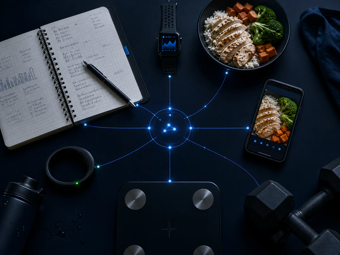 训练、饮食、体重与恢复证据被组织成一条线索网络